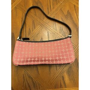 Kate Spade Pink Dot Noel Satchel Bag Wristlet Clutch